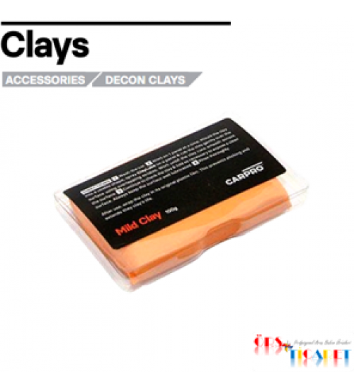 CARPRO Mild Clay 100 gr / Yüzey Temizleyici Yumuşak Turuncu Kil