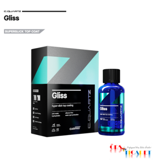 CARPRO C.Quartz Gliss Hyper-Slick Top Coating 50 ml / Yüksek Kayganlık Veren Seramik Kaplama