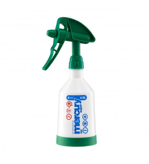 Kwazar 360 Derecede Her Açıdan Çift Atımlı Sprey Şişe 500 ml / Yeşil