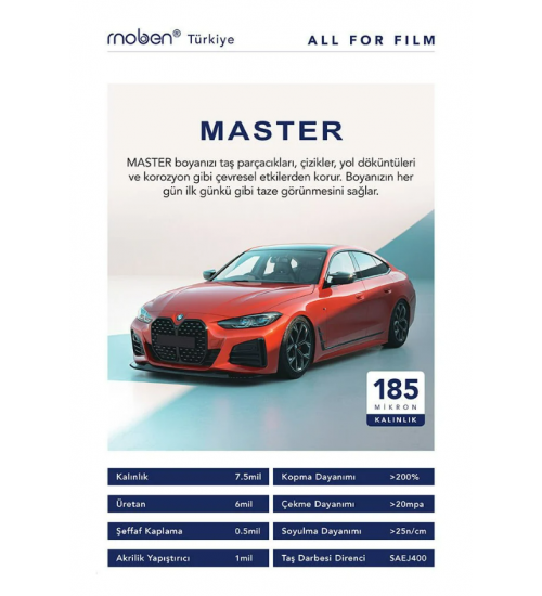 MOBEN Master / Ppf Tph Kaplama 185 micron