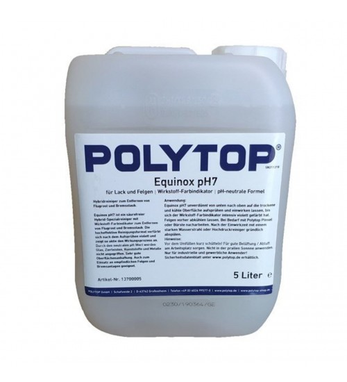 Polytop Equinox Ph7 5 Lt / Demir Tozu Temizleyici