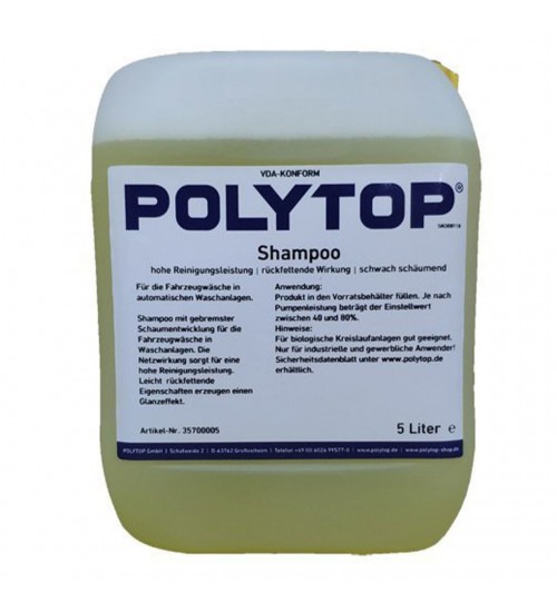 Polytop Shampoo Ph Nötr 5 Lt / Cilalı Şampuan