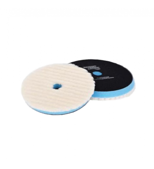 Shine Mate 41765-6 Knitted Wool Pad Blue Foam 150/160 mm / Mavi Ara Tabanlı Agresif Yün Pasta Keçesi