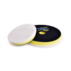 Shine Mate 41355-1 Knitted Wool Pad Yellow Foam 125/140 mm / Sarı Ara Tabanlı Agresif Yün Pasta Keçesi