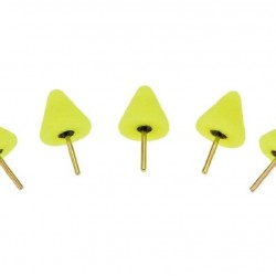 Shine Mate 48010-1X5 Mini Polisher Cone Kit Yellow P/5 / Mini Polisher Yedek Süngerleri Sarı Konik 5\'li Paket