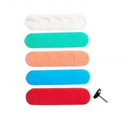 Shine Mate MPK-PAD17K Mini Polisher Pad Kit 17mm P/26 / Mini Polisaj Yedek Sünger Seti