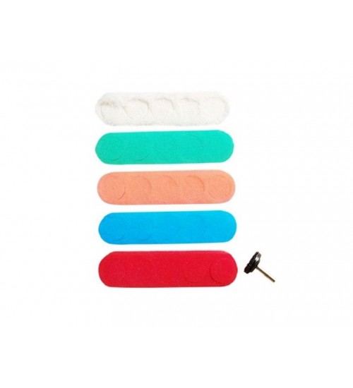 Shine Mate MPK-PAD17K Mini Polisher Pad Kit 17mm P/26 / Mini Polisaj Yedek Sünger Seti