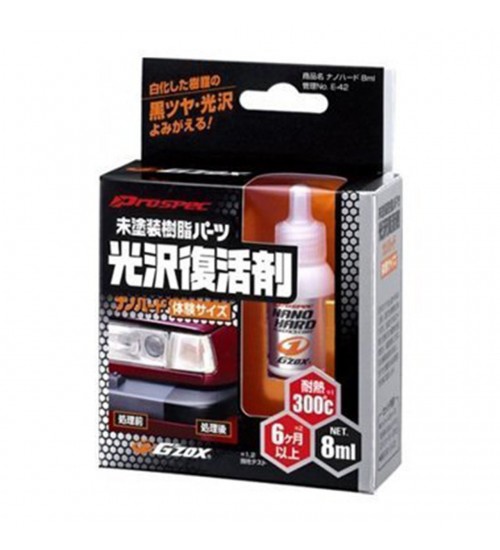 Soft99 Nano Hard Plastic Coat 8 ml / Sert Plastik Yenileme ve Koruma