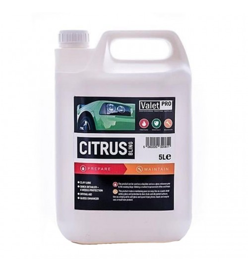 Valet Pro Citrus Bling 5 Lt / Çok Yönlü Hızlı Cila