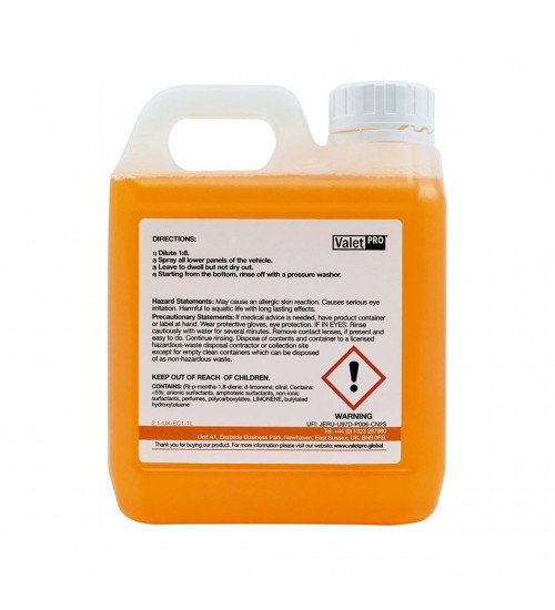 Valet Pro Citrus Pre Wash 1 Lt / Yıkama Köpüğü