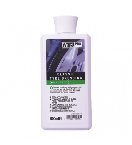 Valet Pro Classic Tyre Dressing 500 ml / Lastik Parlatıcı