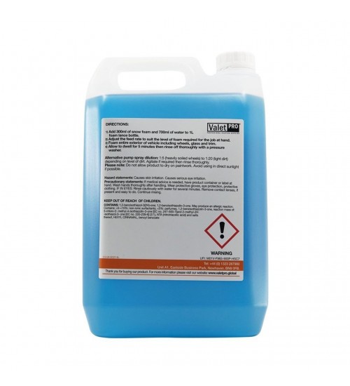 Valet Pro Foamula 1 Ph Neutral Snow Foam 5 Lt / Yıkama Köpüğü