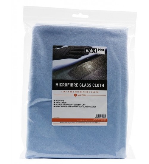 Valet Pro 20574 Glass Cloth P/3 40x48cm / Cam Silme Bezi