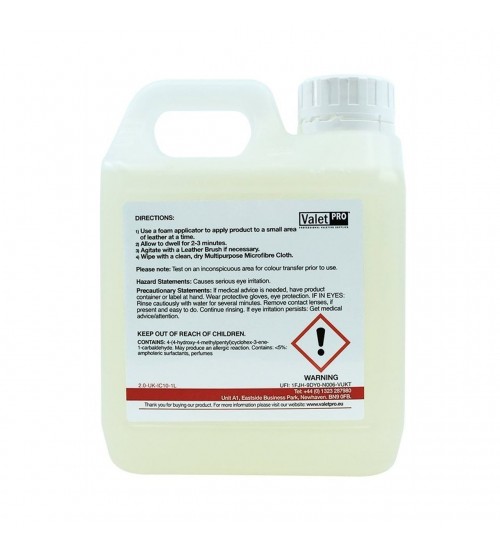 Valet Pro Leather Soap 1 Lt / Deri Temizleyici