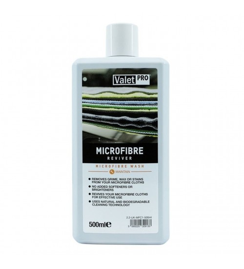 Valet Pro Microfibre Reviver 500 ml / Mikrofiber Bez Yıkama Şampuanı