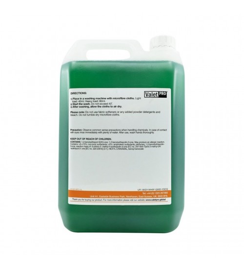 Valet Pro Microfibre Reviver 5 Lt / Mikrofiber Bez Yıkama Şampuanı