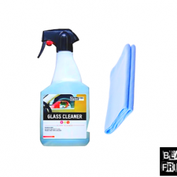 Valet Pro Glass Cleaner 500 ml / Cam Temizleyici + Valet Pro Mikrofibre Glass Cloth 40x48 cm / Cam Silme Bezi