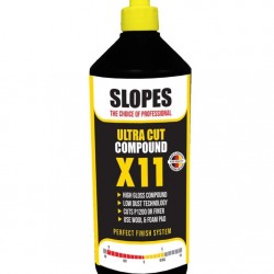Slopes X11 Ultra Cut Compound 1 lt / Agresif Çizik Giderici Pasta
