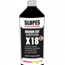 Slopes X18 Medium Cut Compound 1 lt / Çizik Giderici İnce Pasta