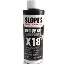 Slopes X18 Medium Cut Compound 250 ml / Çizik Giderici İnce Pasta
