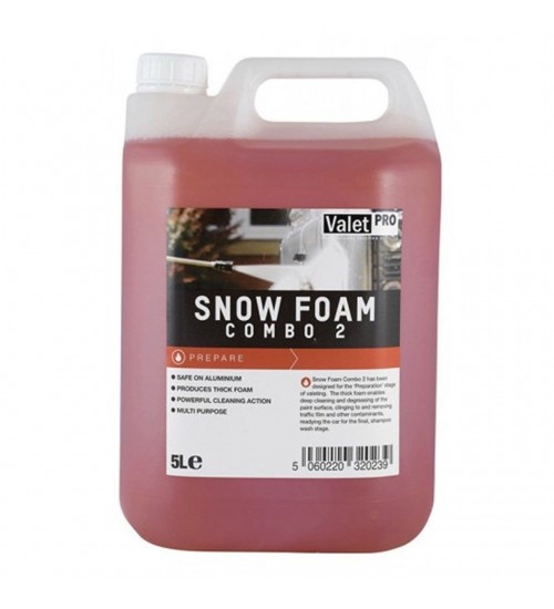 Valet Pro Snow Combo2 5 Lt / Yoğun Kir Sökücü Köpük